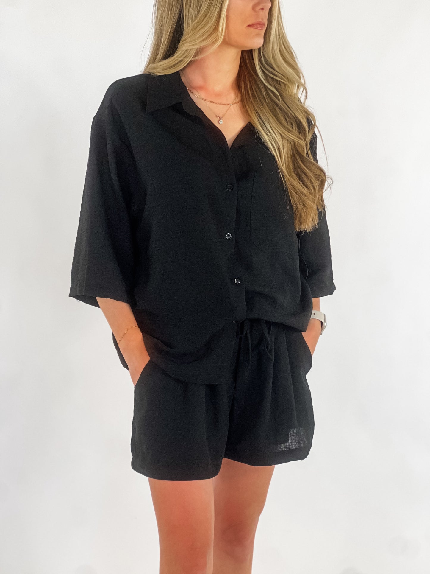 Linen set- BLACK