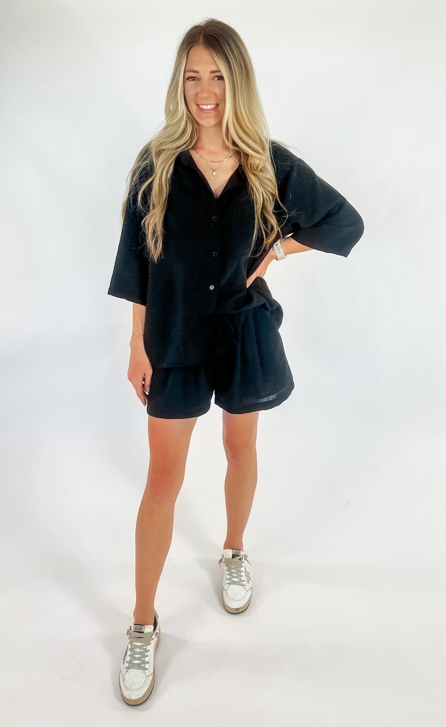 Linen set- BLACK