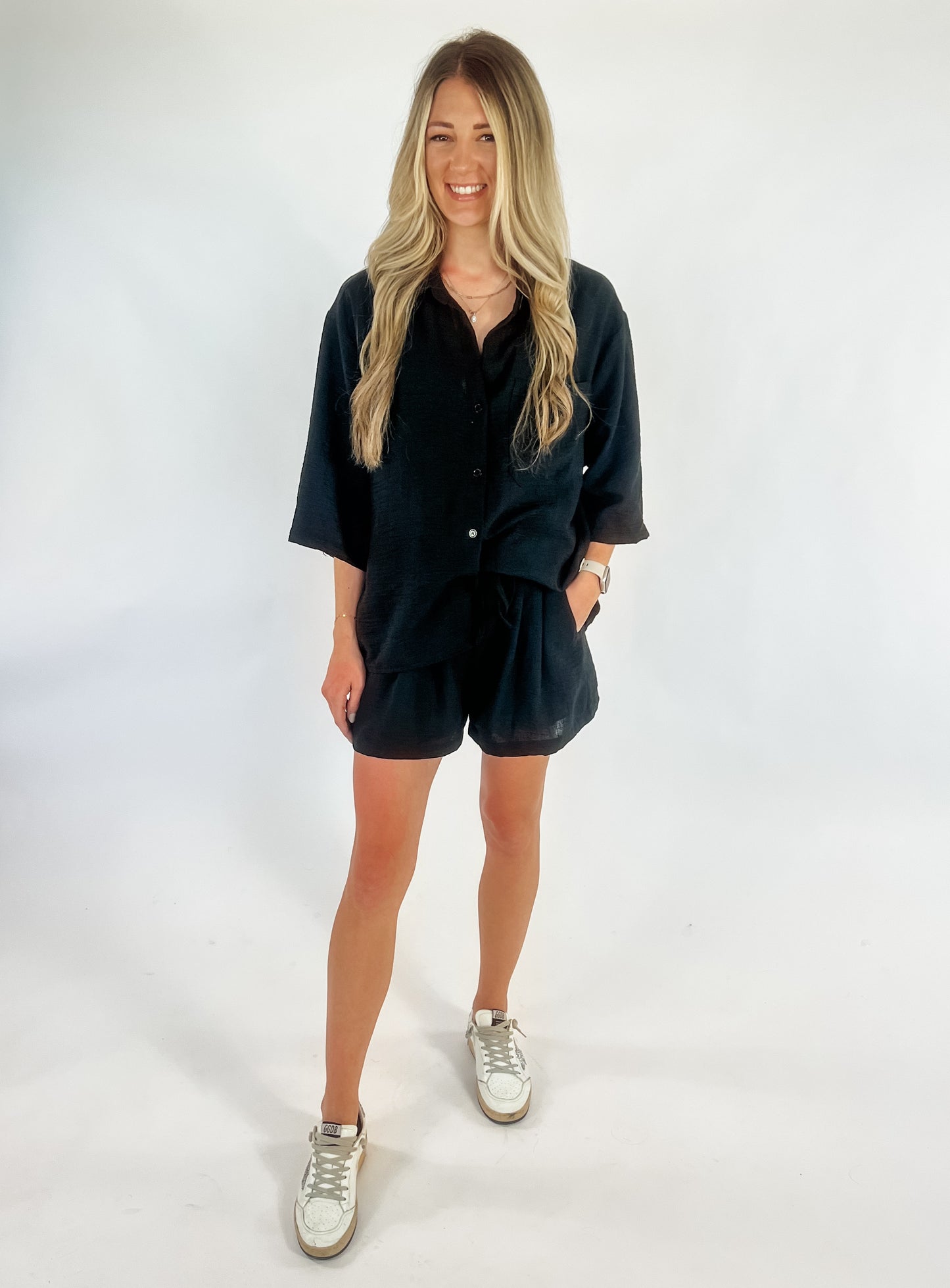 Linen set- BLACK