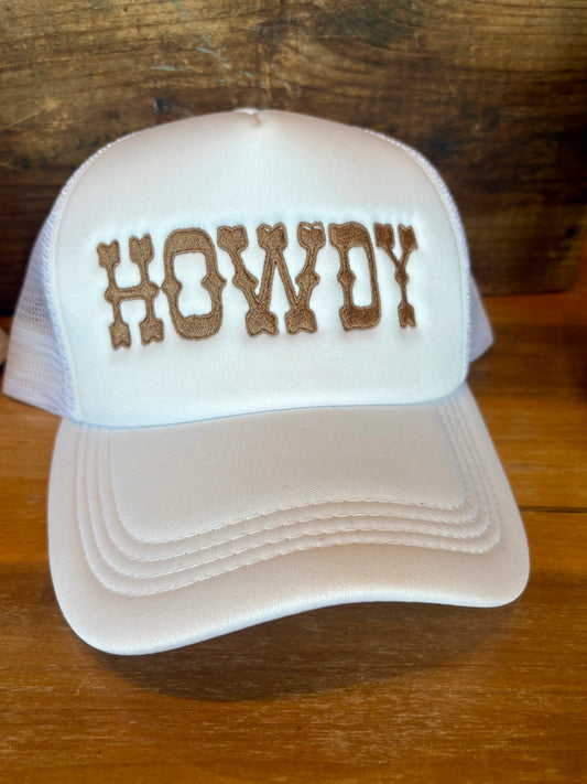 Howdy trucker hat