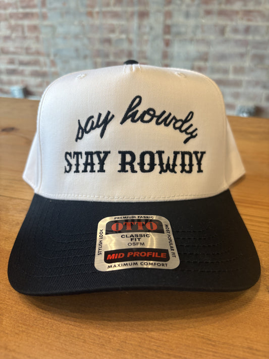 ROWDY trucker hat